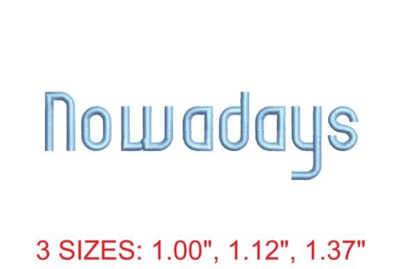 Download Nowadays Font - Nowadays font Collection