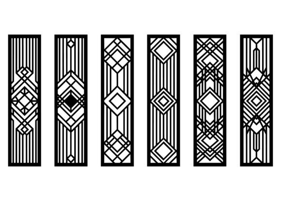 Download Geometric Art Deco Panel EPS Bundle - Eps Collection